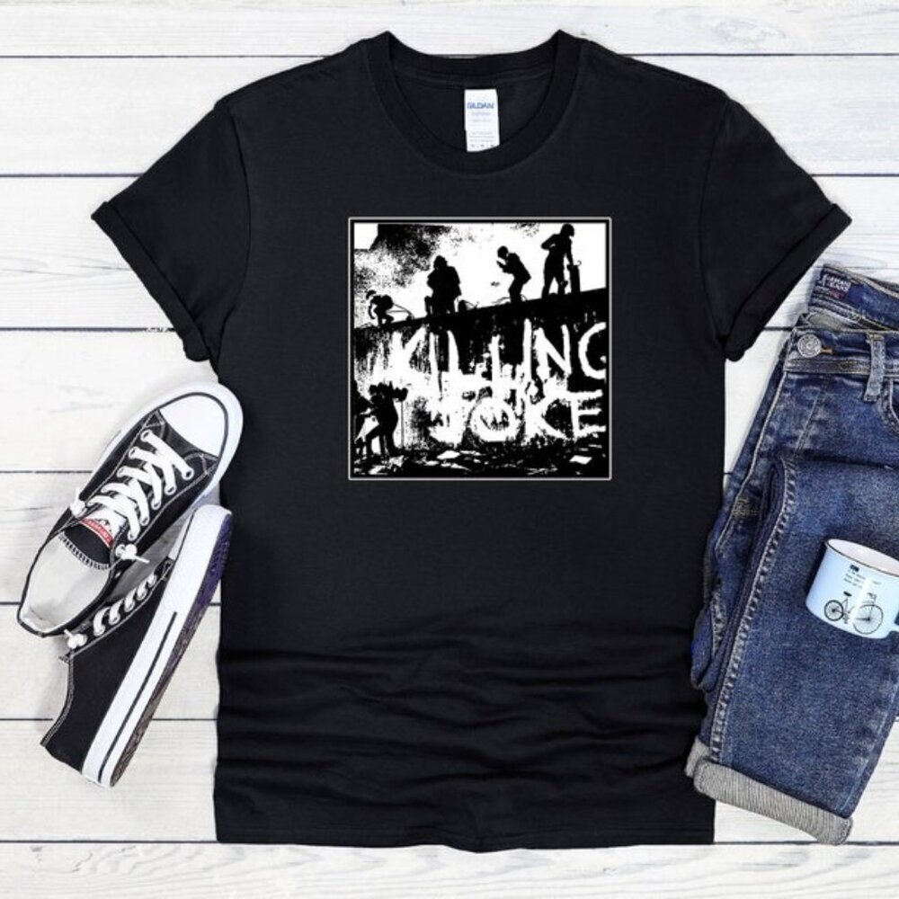 Killing Joke Wall Gravity T Shirt Funny Graphics  Graphics Tee